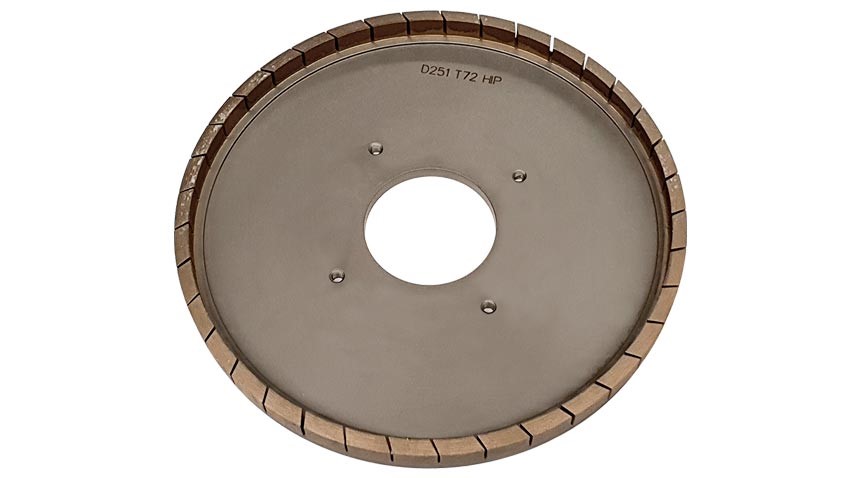 diamond segmented squaring wheel